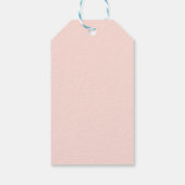 Boho Rainbow Girl hartelijk bedankt Cadeaulabel (Achterkant)