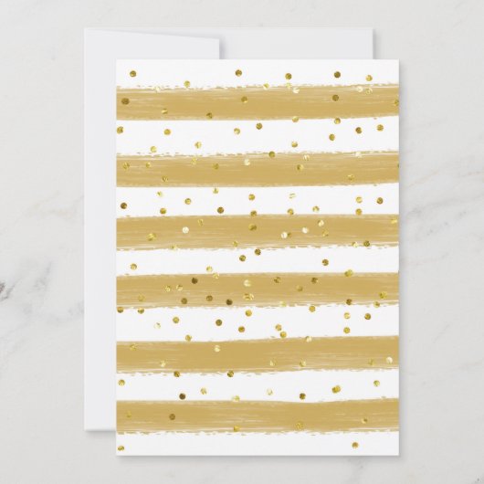 Boho Rainbow Gold Twin Baby shower Invitation (Achterkant)