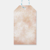 Boho Rainbow gouden sterren goochelen magisch plak Cadeaulabel (Achterkant)