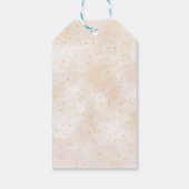 Boho Rainbow gouden sterren goochelen magisch plak Cadeaulabel (Achterkant)