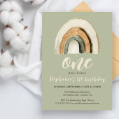 Boho Rainbow Green 1st Birthday Budget Invision