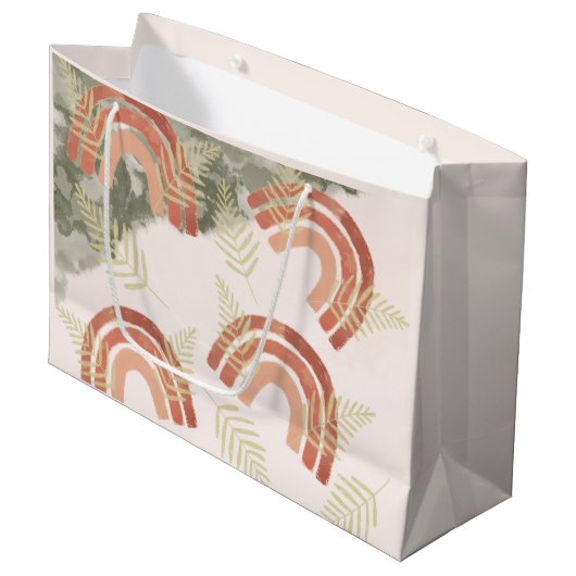 Boho Rainbow Groot Cadeauzakje (Voorkant Gekanteld)