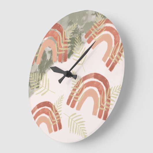 Boho Rainbow Grote Klok (Hoek)