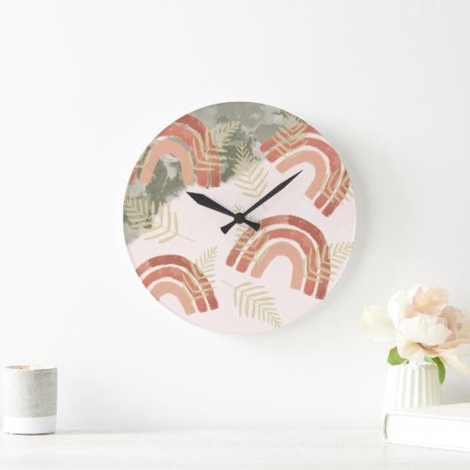 Boho Rainbow Grote Klok (Huis)