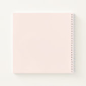 Boho Rainbow Guest Book, Terracotta Dusty Pink Notitieboek (Achterkant)