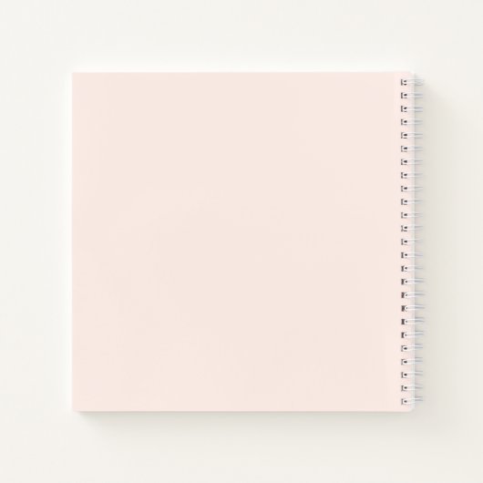 Boho Rainbow Guest Book, Terracotta Dusty Pink Notitieboek (Achterkant)