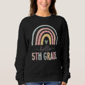 Boho Rainbow Hallo 5e graad 5e graad Trui (Voorkant)