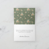 Boho Rainbow Hartelijk dank Bedankkaart (Binnen)