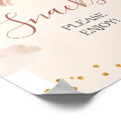 Boho Rainbow is geen heerlijke verjaardagssnacks Poster (Hoek)