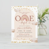 Boho Rainbow is geen nederige verjaardag. Kaart (Staand voorkant)