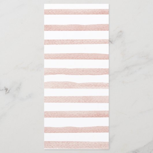 Boho Rainbow is geen nederige verjaardag. Menu (Achterkant)