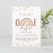 Boho Rainbow is niet een nederige uitnodiging (Staand voorkant)