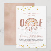 Boho Rainbow is niet een nederige uitnodiging (Voorkant / Achterkant)