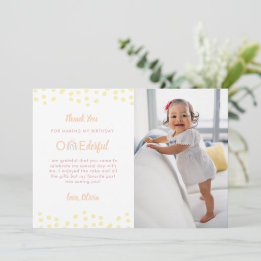 Boho Rainbow is niet erg bedankt! Bedankkaart (Staand voorkant)