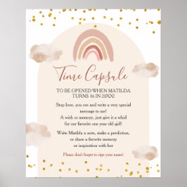 Boho Rainbow is niet haar prachtige tijdcapsule Poster