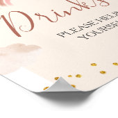 Boho Rainbow is niet zij ouderwetse verjaardag Dri Poster (Hoek)