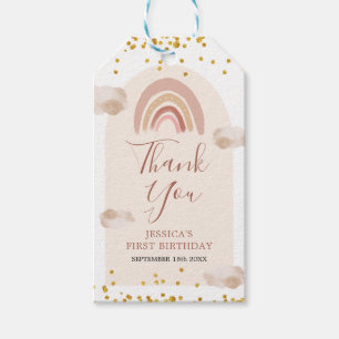 Boho Rainbow is niet zo'n lieve dank je wel Cadeaulabel