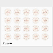 Boho Rainbow is niet zo'n lieve dank je wel Ronde Sticker (Vel)