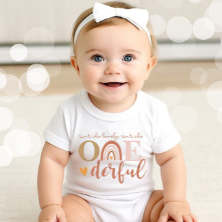 Boho Rainbow Is ze niet oderful Bodysuit