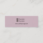 Boho Rainbow Jewelry Display Visitekaartje (Achterkant)