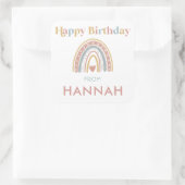 Boho Rainbow Kids Verjaardagscadeau Stickers (Tas)