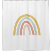 Boho Rainbow Kinder gepersonaliseerd Douchegordijn (Voorkant)