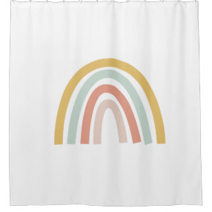 Boho Rainbow Kinder gepersonaliseerd Douchegordijn