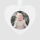 Boho Rainbow Kinder gepersonaliseerd Ornament (achterkant)