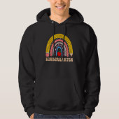 Boho Rainbow Kindergarten Student Teacher Back To Hoodie (Voorkant)