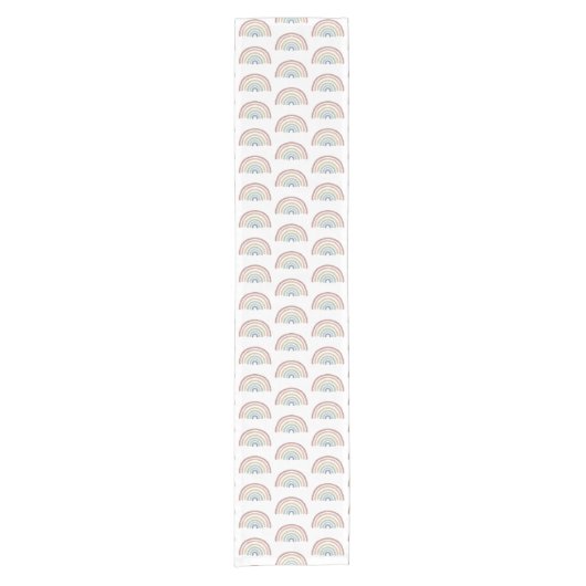 Boho Rainbow Korte Tafelloper (Voorkant)