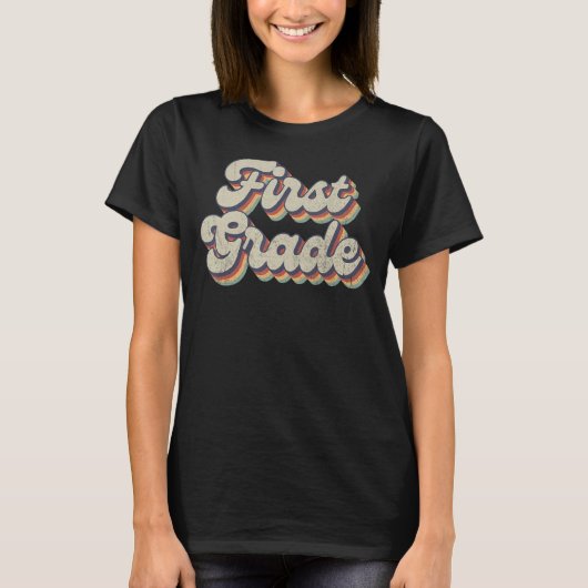 Boho Rainbow Leerleraar eerste graad leraar T-shirt (Voorkant)