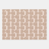 Boho Rainbow Line Arch in Brown en Terracotta Inpakpapier Vel (Voorkant 3)