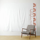 Boho Rainbow Lion Baby shower Photobooth Achtergro Wandkleed (In Situ (horizontaal))