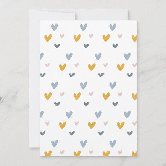 Boho Rainbow Little Ray of Sunshine Baby shower Kaart (Achterkant)