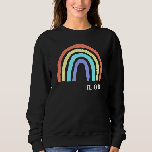 Boho Rainbow Ma Pride Lbgtqia Trui (Voorkant)