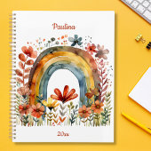 Boho Rainbow Maandelijks Planner