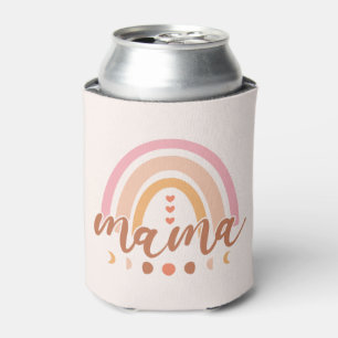 Boho Rainbow Mama met maanfasen Blikjeskoeler