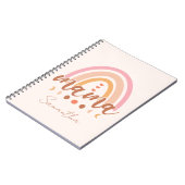 Boho Rainbow Mama met maanfasen Notitieboek (Linkerzijde)