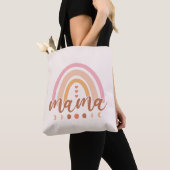 Boho Rainbow Mama met maanfasen Tote Bag (Dichtbij)