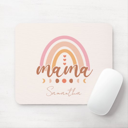 Boho Rainbow Mama Muismat (Met muis)