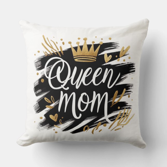 Boho Rainbow Mama – Warm Earthy Tones Design Kussen (Voorkant)