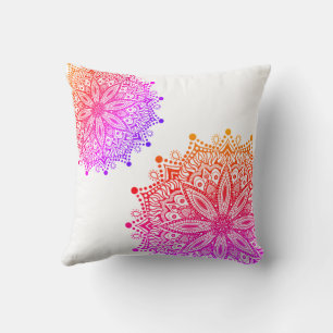 Boho Rainbow Mandala Sierkussen