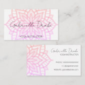  Boho Rainbow Mandala Yoga Visitekaartje (Voorkant / Achterkant)