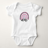 Boho Rainbow Mini, mama en ik  kleuren Romper (Voorkant)