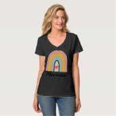 Boho Rainbow Moederdag Mawmaw mama oma T-shirt (Voorkant volledig)