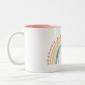Boho Rainbow-Mok Tweekleurige Koffiemok (Links)