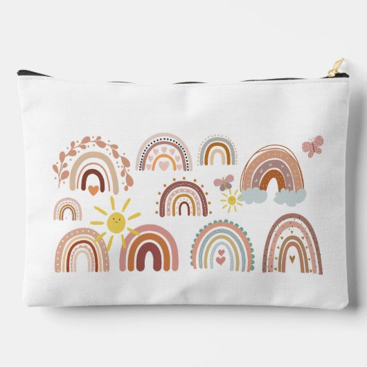 Boho Rainbow Monogram Etui (Achterkant)