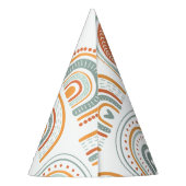 Boho Rainbow MR. Onederful Feesthoedjes (Achterkant)