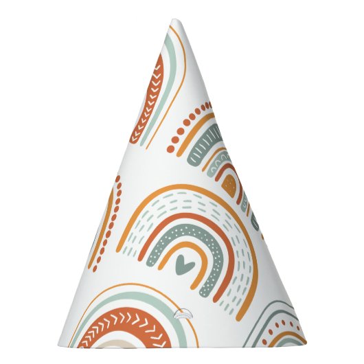 Boho Rainbow MR. Onederful Feesthoedjes (Rechts)