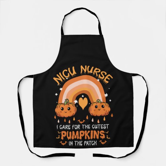 Boho Rainbow NICU Nurse Cutest Pumpkins The Patch Schort (Voorkant)